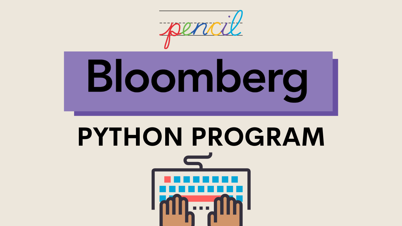Bloomberg Python Program - Pencil